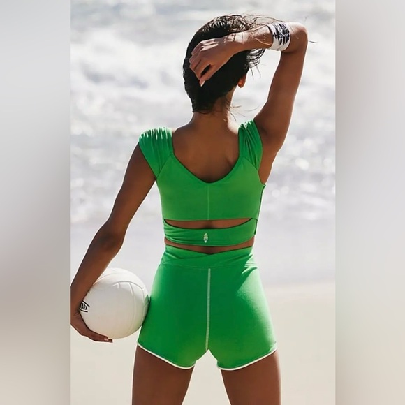 *NWOT* Free People New Flow Shorts - Court Sport Combo - Picture 3 of 7